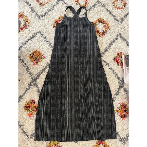 Athleta Arrival Dress in Amara Stripe Black - Picture 2 of 6